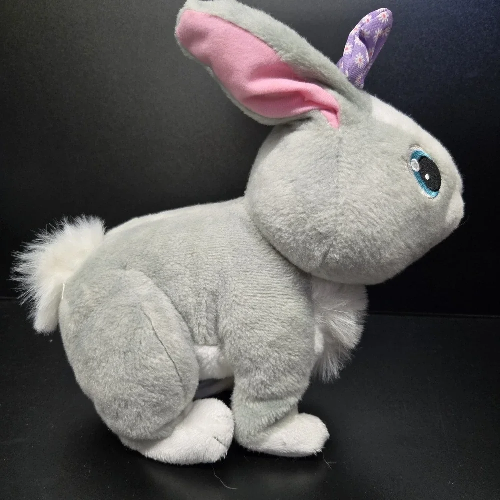 Bunny‎ Rabbit Toy IMC Toys Club Petz Betsy Plush Rabbit Works Hops Speaks TESTED